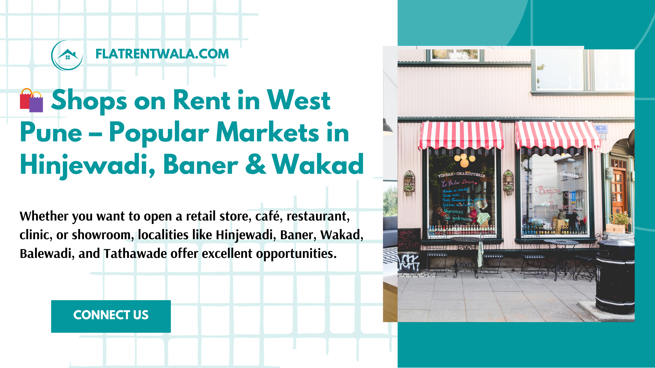 Shops on Rent in West Pune – Popular Markets in Hinjewadi, Baner & Wakad shop rent near me